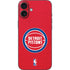 NBA Detroit Pistons Distressed iPhone 16 Plus Skin